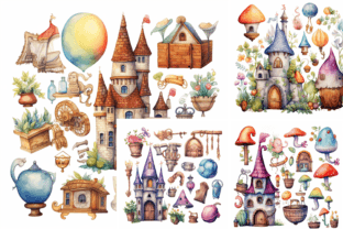 Watercolor Fairy Tale Pattern Graphic by Pro Designer Team · Creative ...