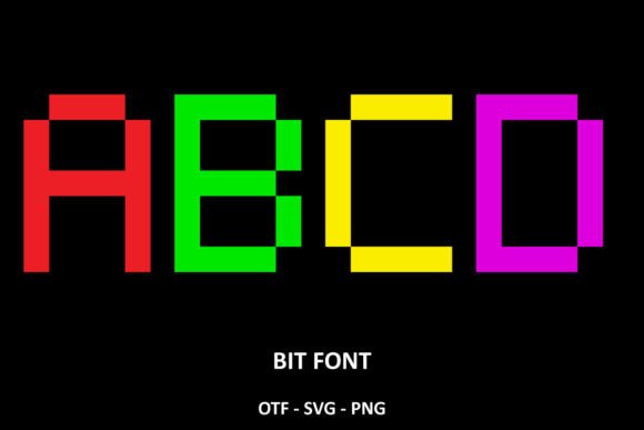 Bit Font Font - Preview 1