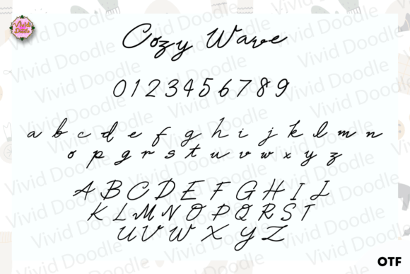 Cozywave Font - Preview 1