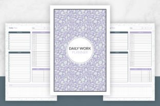 Daily Work Planner Template Graphic by JUNDI · Creative Fabrica