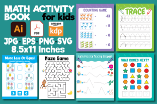 MATH Activity BOOK for KIDS and GAMES Graphic by YOOY · Creative Fabrica