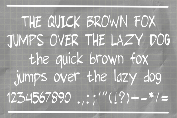 Quick Marker Font font preview - 3