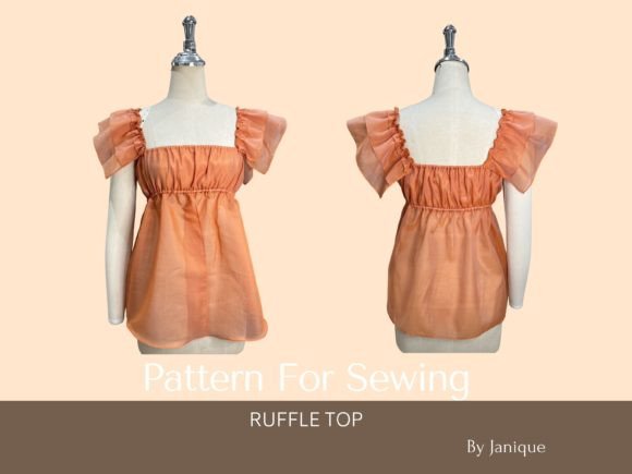 Ruffle Sleeve Top