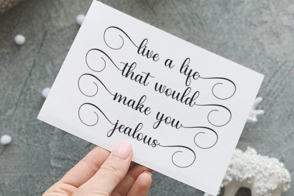 Silphia Font PNG with transparent background - Preview 3