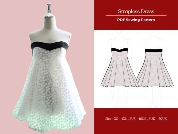 Strapless Mini Dress