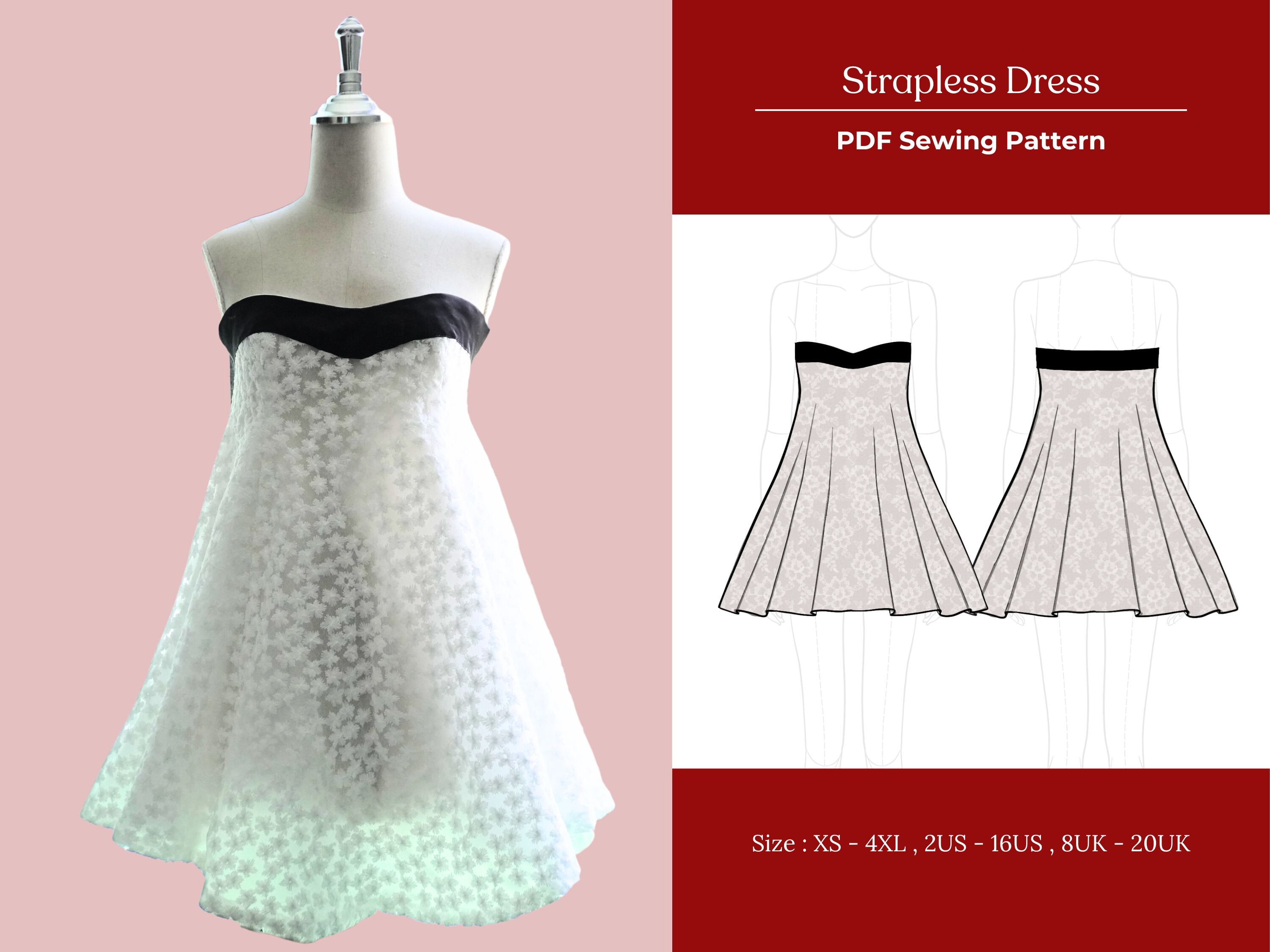 Strapless Mini Dress