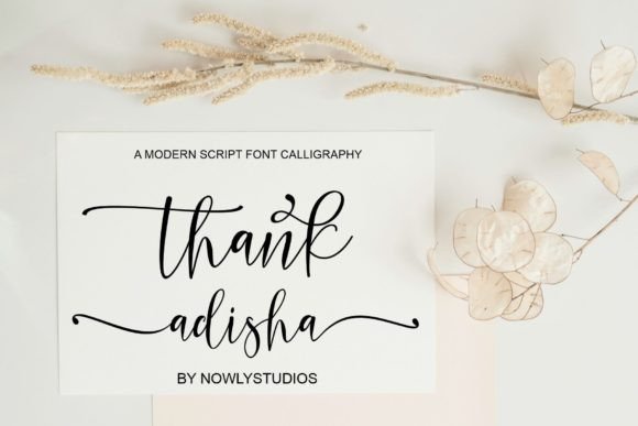 Adisha Font - Preview 6