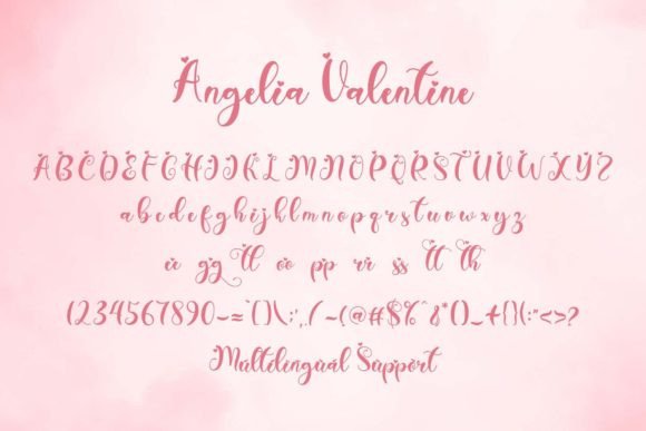 Angelia Valentine Font - Preview 4