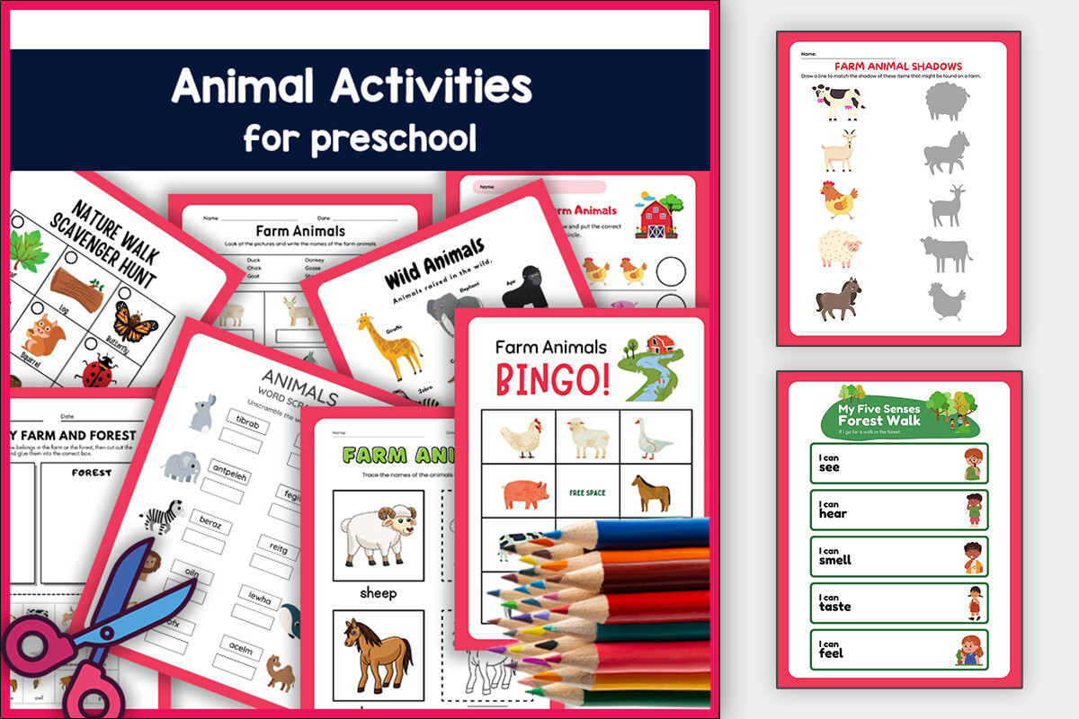 Animal Activities for Preschoolers