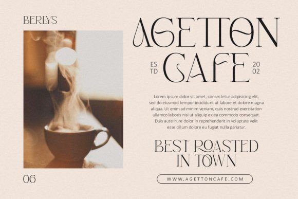 Berlys Font - Preview 1