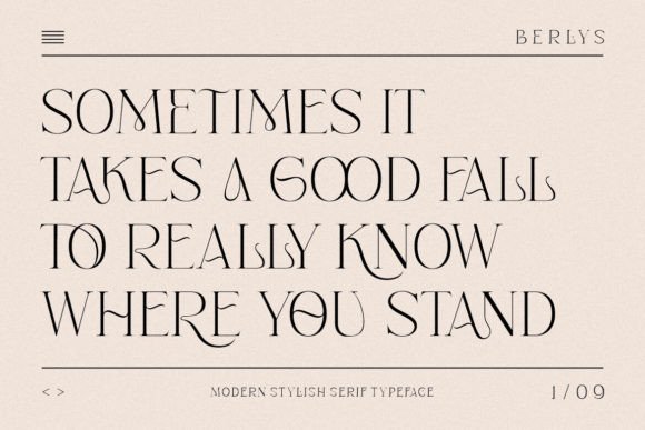 Berlys Font - Preview 2