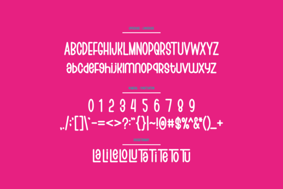 Blalelo Font - Preview 3