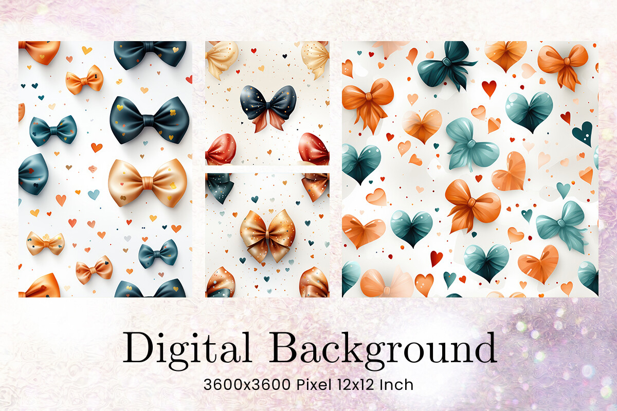 Strongbow Background Pattern Bow Ribbon Pattern Backgrounds Paper Graphic by sistadesign29 ...