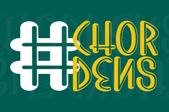 Chordens Font - Preview 1