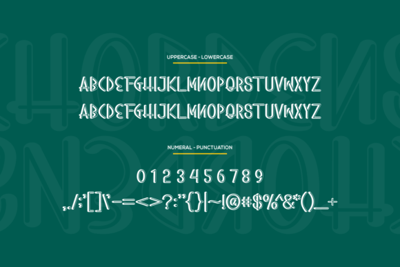 Chordens Font - Preview 3