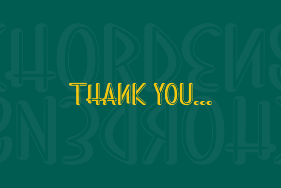 Chordens Font - Preview 4