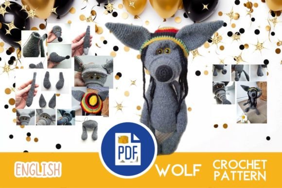 Crochet WOLF, DOG / Pattern Pdf
