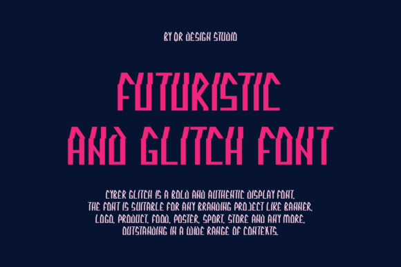 Cyber Glitcher Font - Preview 1