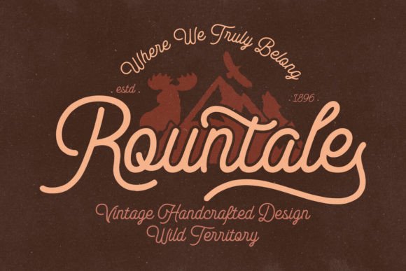 Denhils Font PNG with transparent background - Preview 2