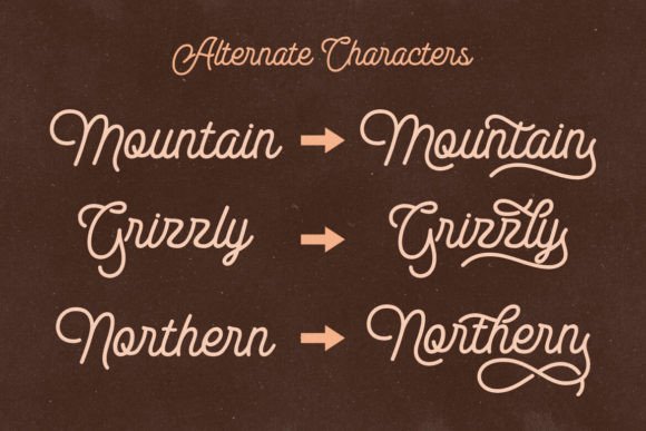 Denhils Font PNG with transparent background - Preview 4