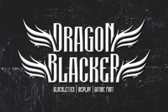 Dragon Blacker Font - Preview 6