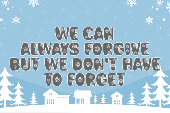 Dream Snow Font - Preview 2