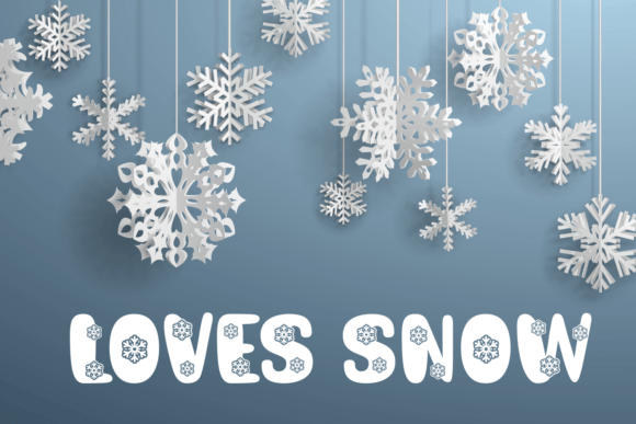 Dream Snow Font - Preview 4