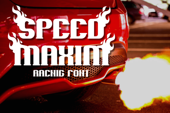 Gexo Racing Font - Preview 3