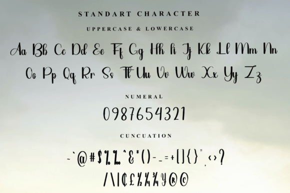 January Traveling Font PNG with transparent background - Preview 4