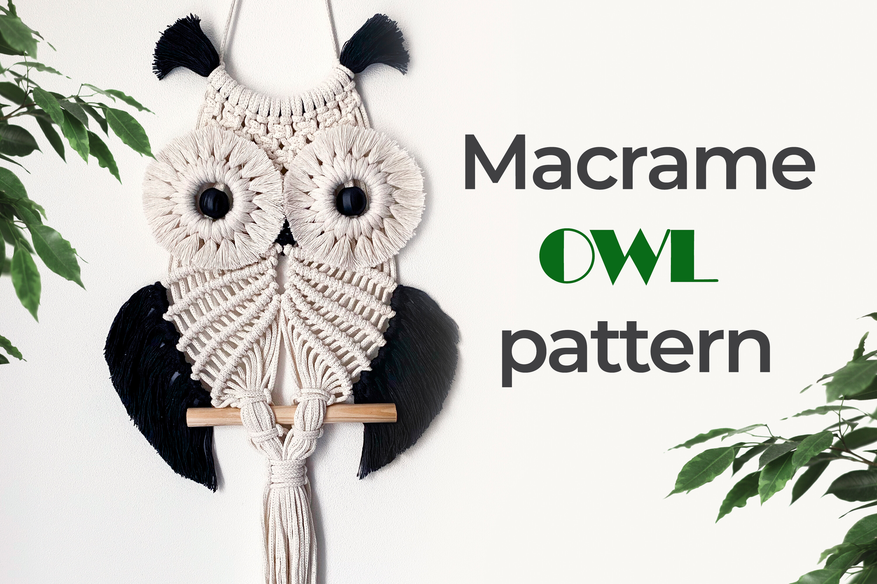 Macrame OWL Pattern for Beginners
