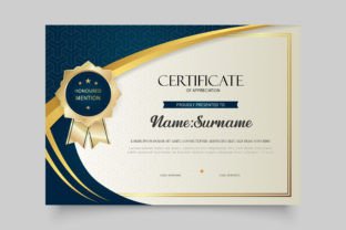 Modern Elegant Certificate Design Graphic by jamandesign360 · Creative ...