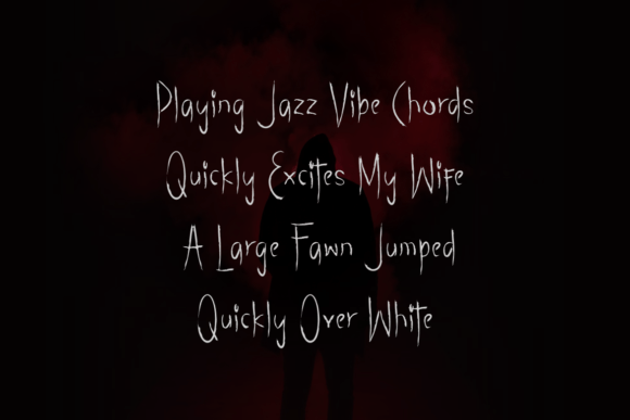 Night Raffelty Font PNG with transparent background - Preview 2