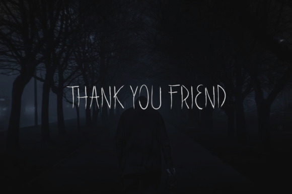 Night Raffelty Font PNG with transparent background - Preview 4