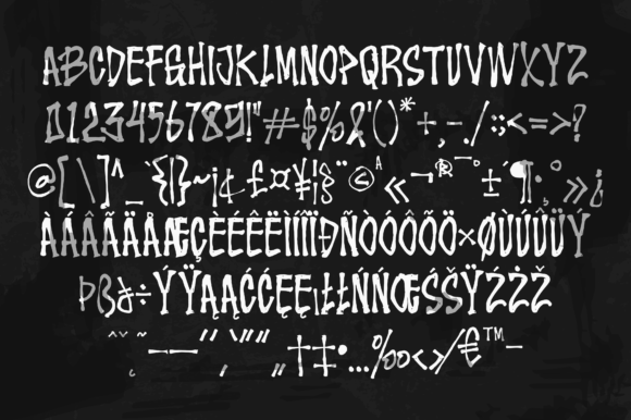 Gritluef Font - Preview 2