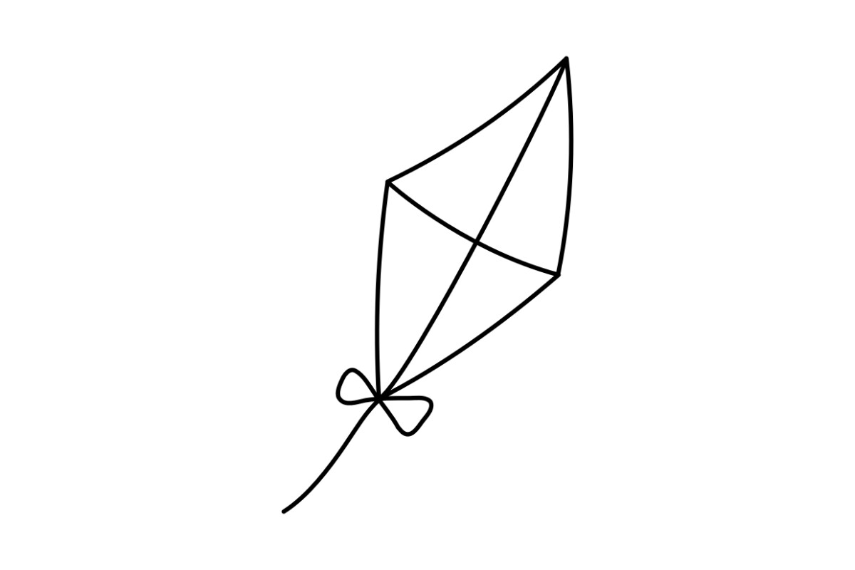 Kite Graphic by TreeSVG · Creative Fabrica