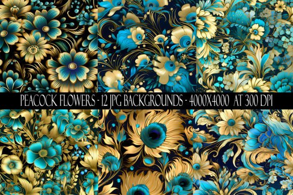 Peacock Flower Backgrounds