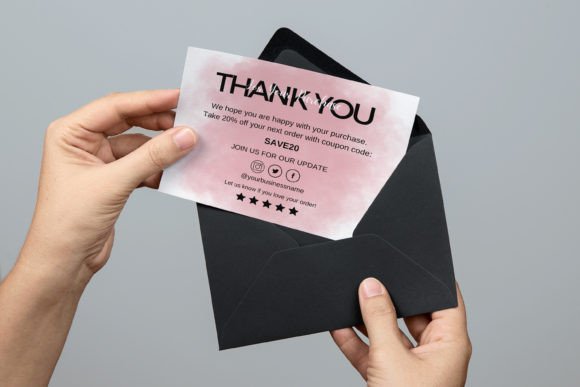 Canva Business Thank You Card - Business