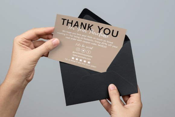 Canva Business Thank You Card - Business