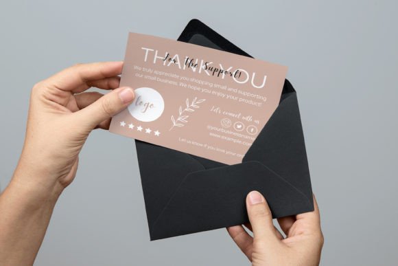 Canva Business Thank You Card - Business