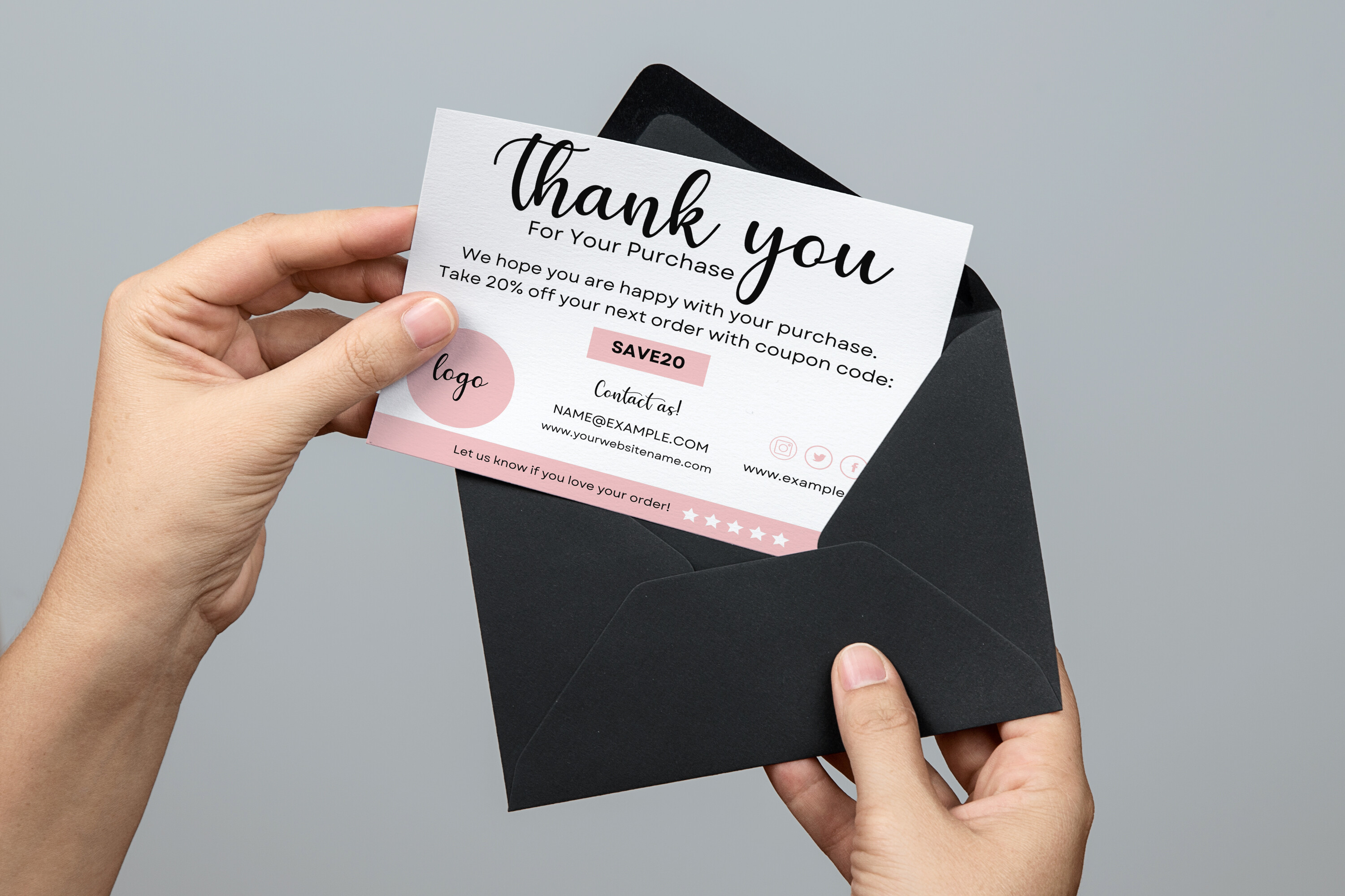 Canva Business Thank You Card - Business