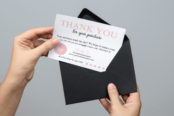 Canva Business Thank You Card - Business