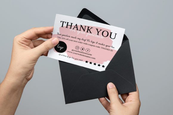 Canva Business Thank You Card - Business