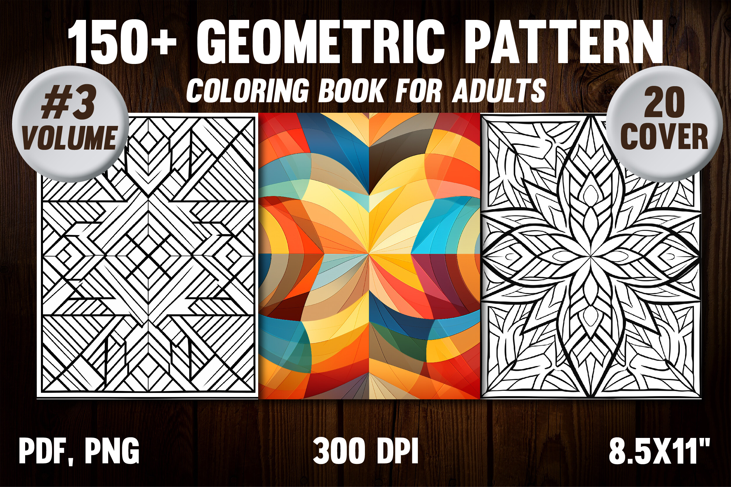 Geometric Pattern Coloring Pages 3