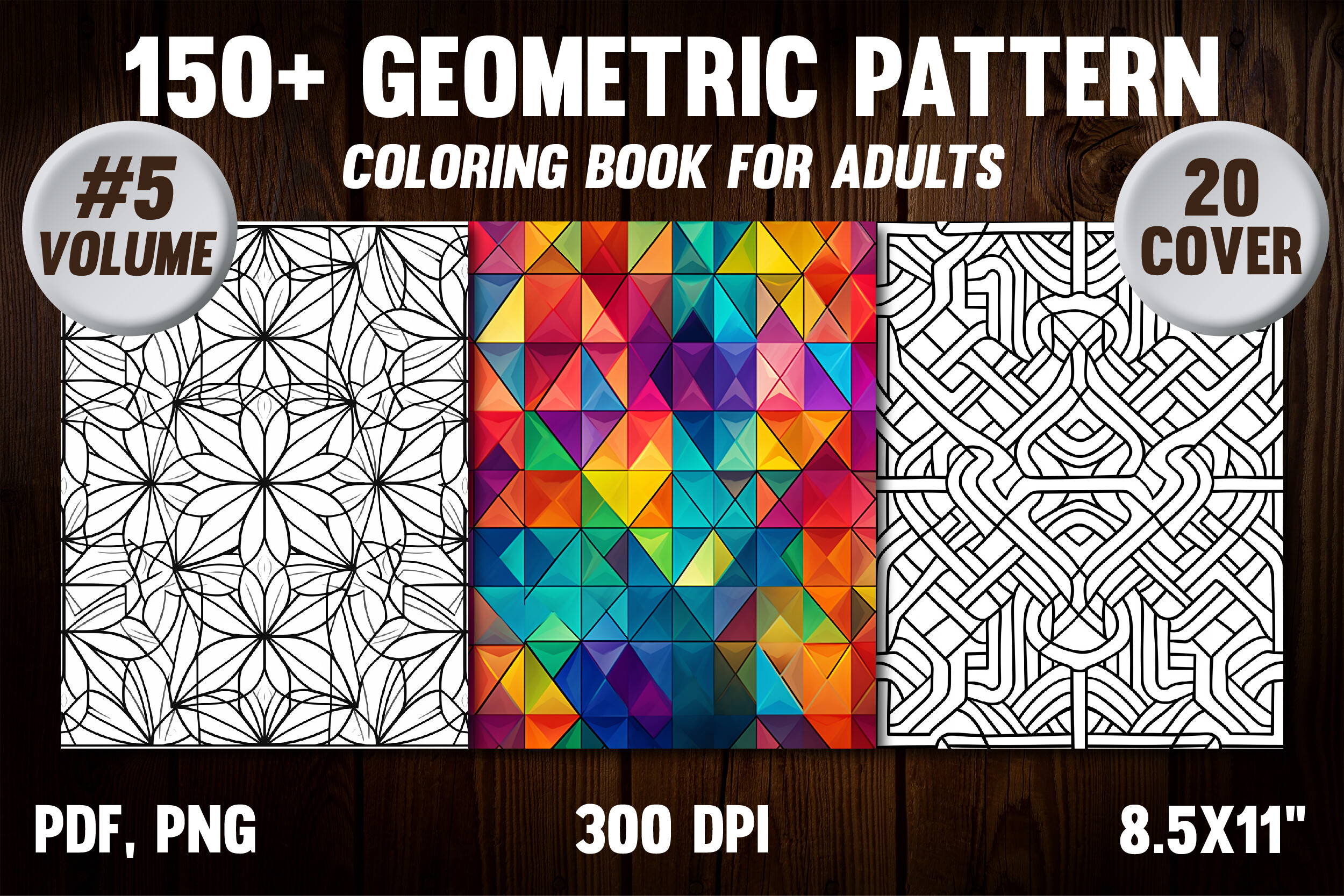 Geometric Pattern Coloring Pages 5