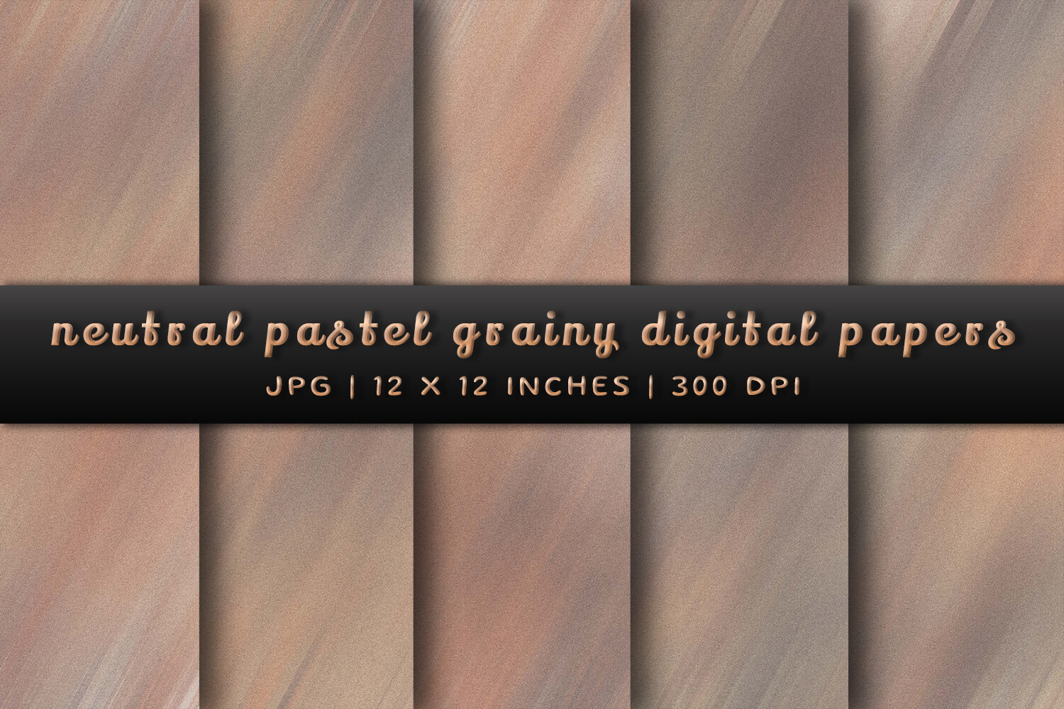 Neutral Pastel Grainy Digital Papers Graphic by Pugazh Logan · Creative ...