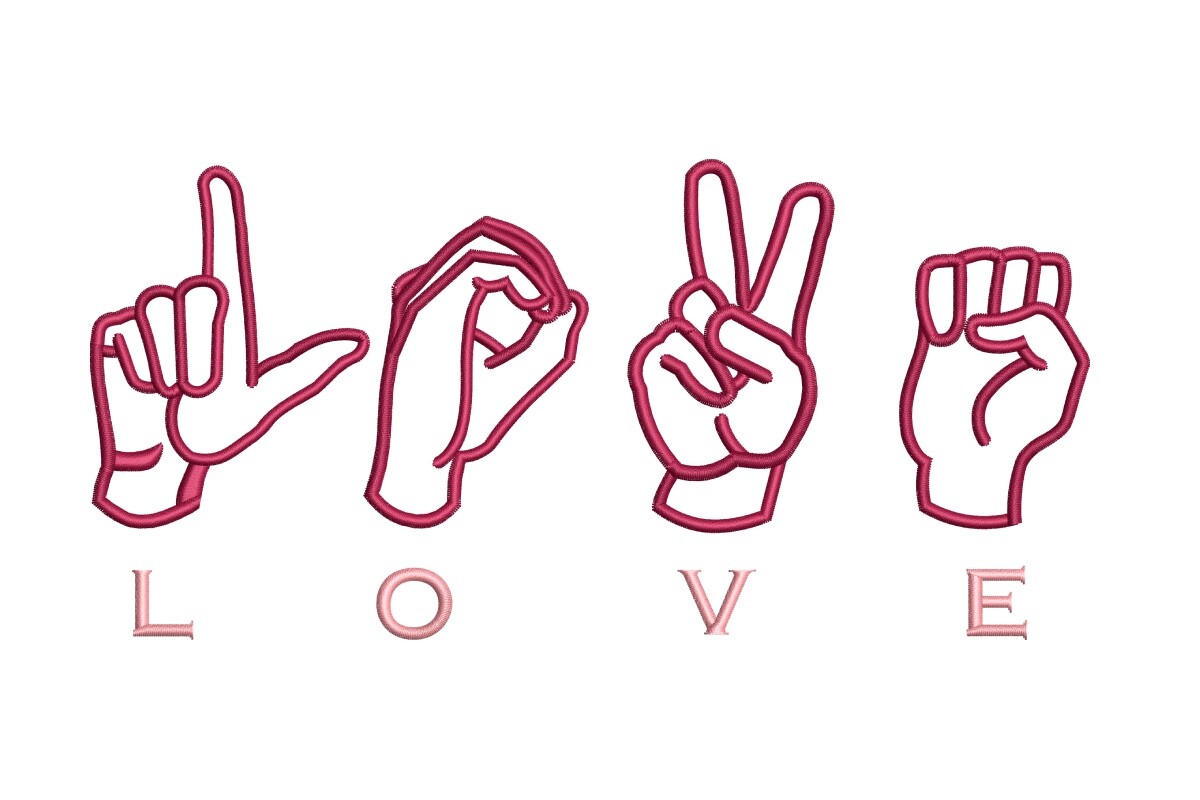 ASL Love · Creative Fabrica