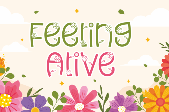 Amora Spring Font - Preview 1