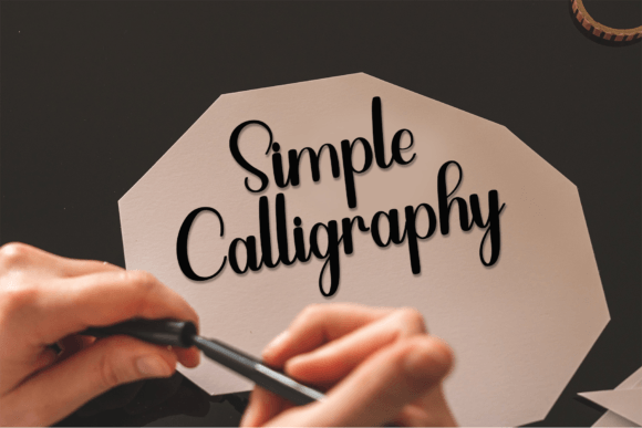 Book Signature Font - Preview 1