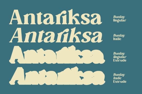 Bunlay Font - Preview 3