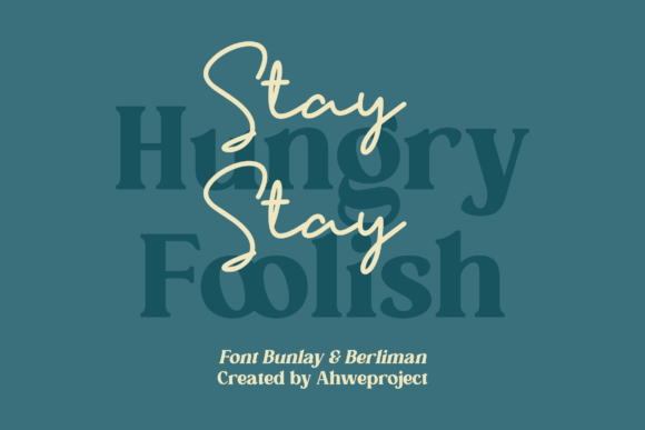 Bunlay Font - Preview 4
